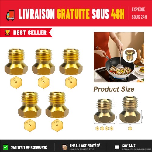 Gicleurs gaz butane - butane, universels