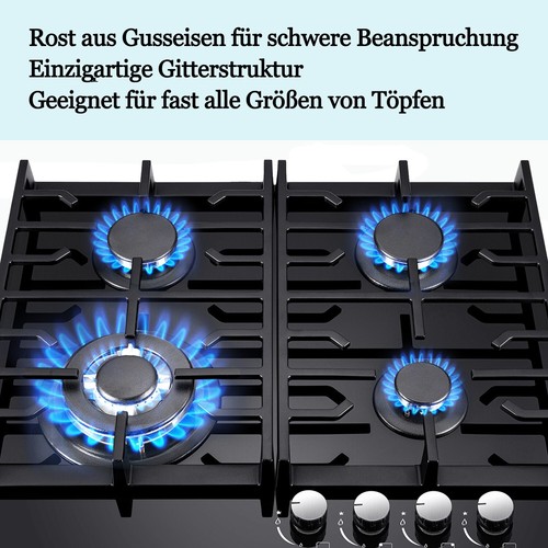 60cm verre gaz naturel propane - gaz,