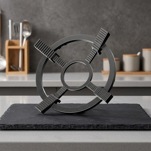 Support cuisinière en - de,